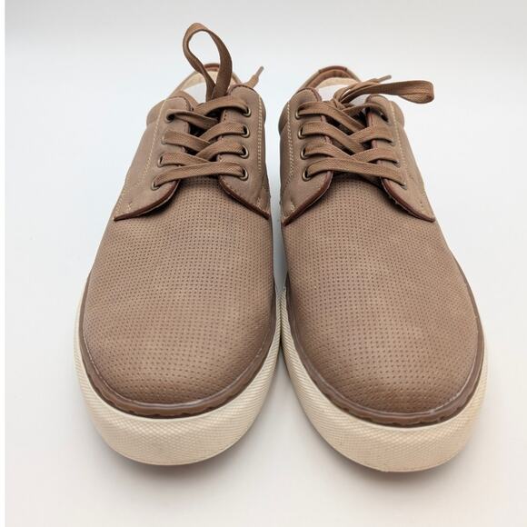 Madden Lickky Plain Toe Derby Shoes Lace-Up Men's Taupe Size US8.5 EU41-42 - Picture 2 of 11